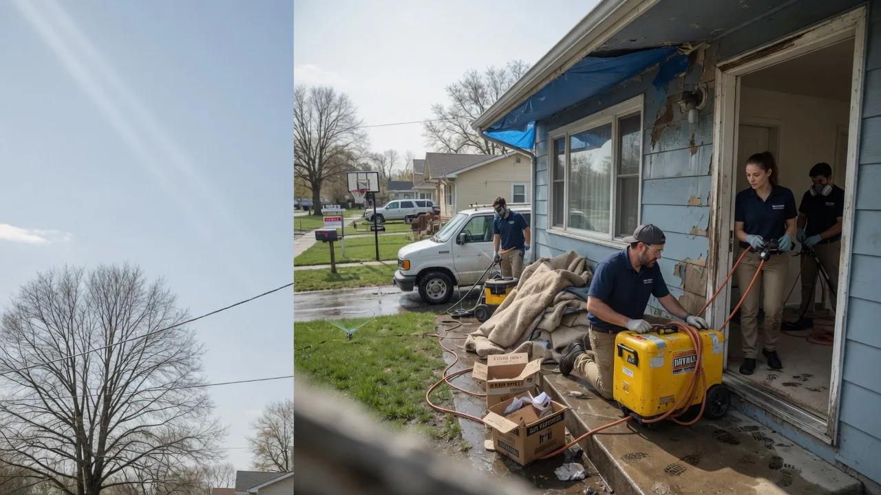Basement Flood Cleanup in Lebanon, OH near me